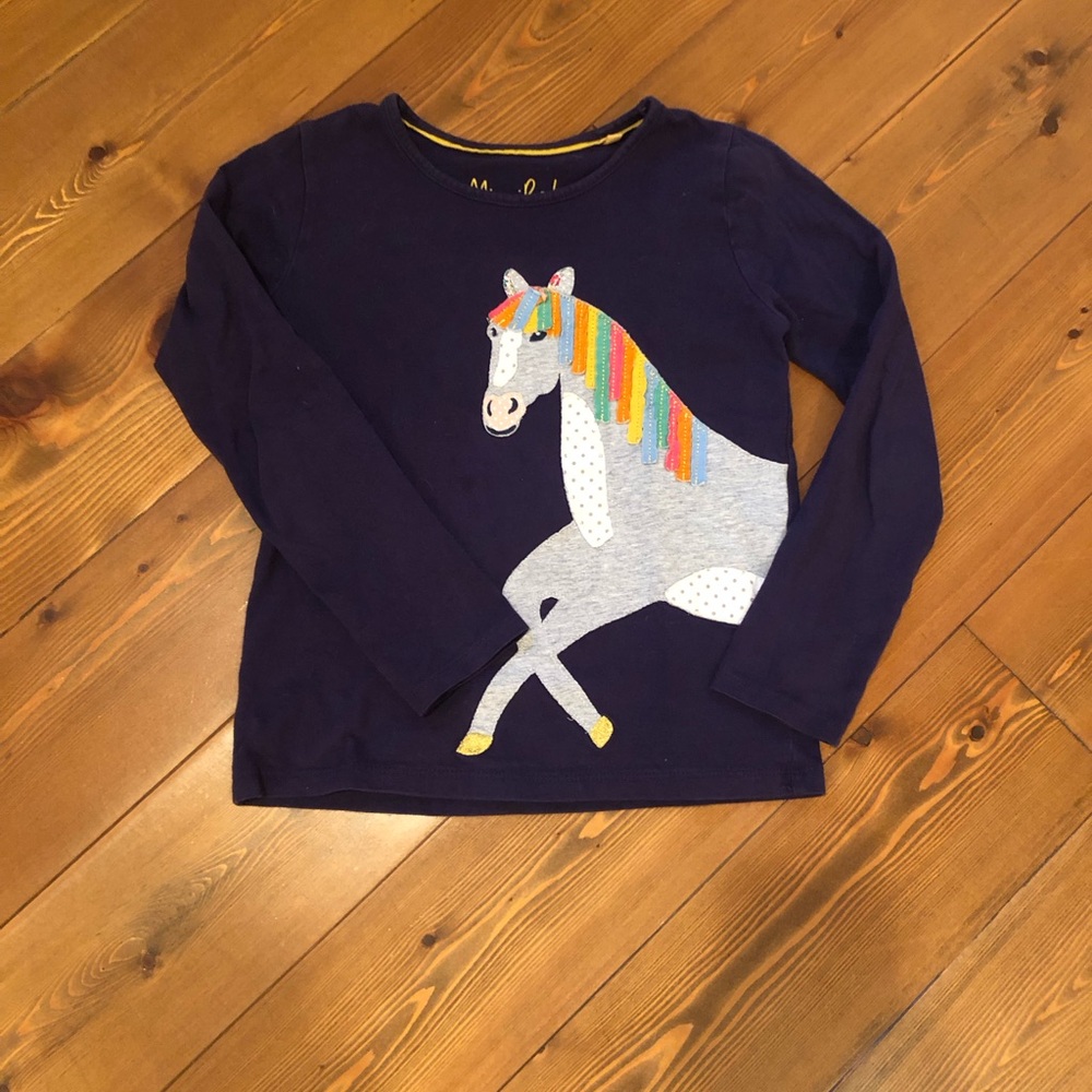 Mini Boden Horse T Girls 8-9